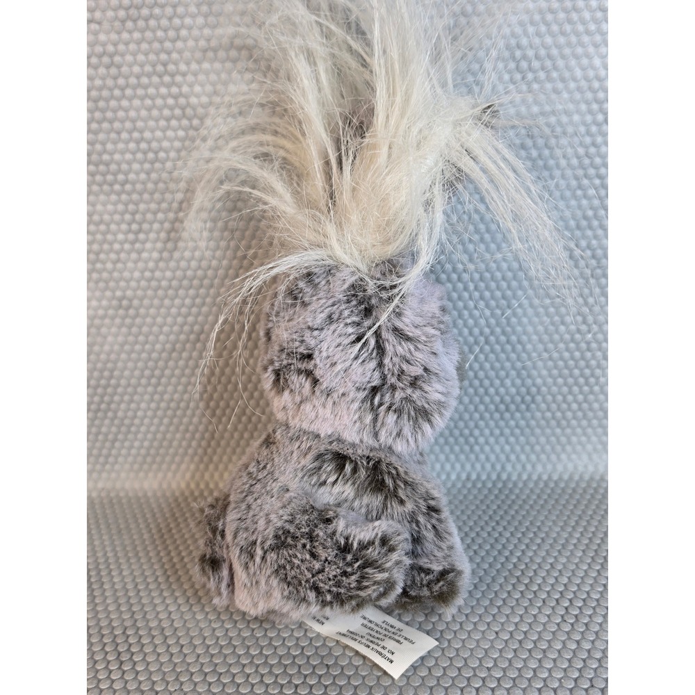 My Life As Walmart 2020 Grey Spotted Bunny Rabbit Plush Wild White Hair 7 inch - Picture 4 of 8